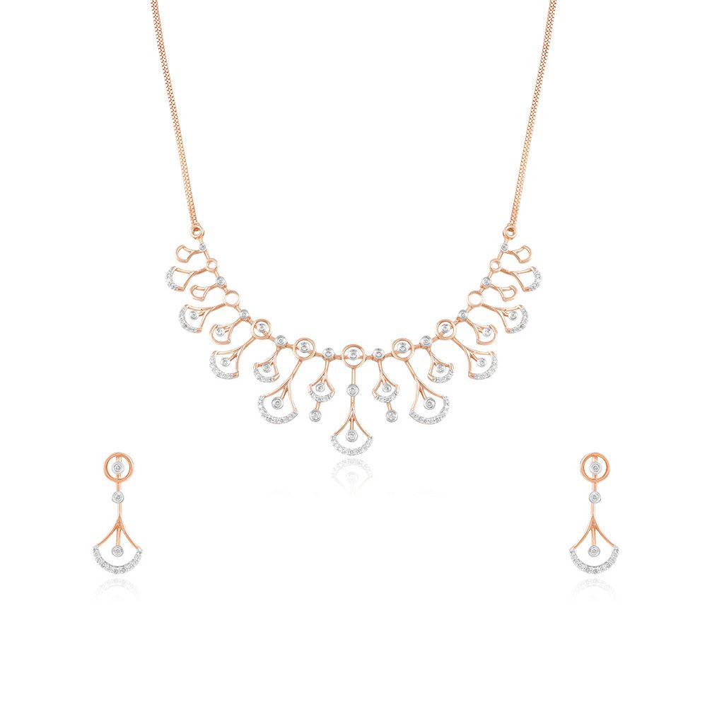 Statement Diamond Astra Necklace Set-All Jewellery-ANS25A02-D900X0B