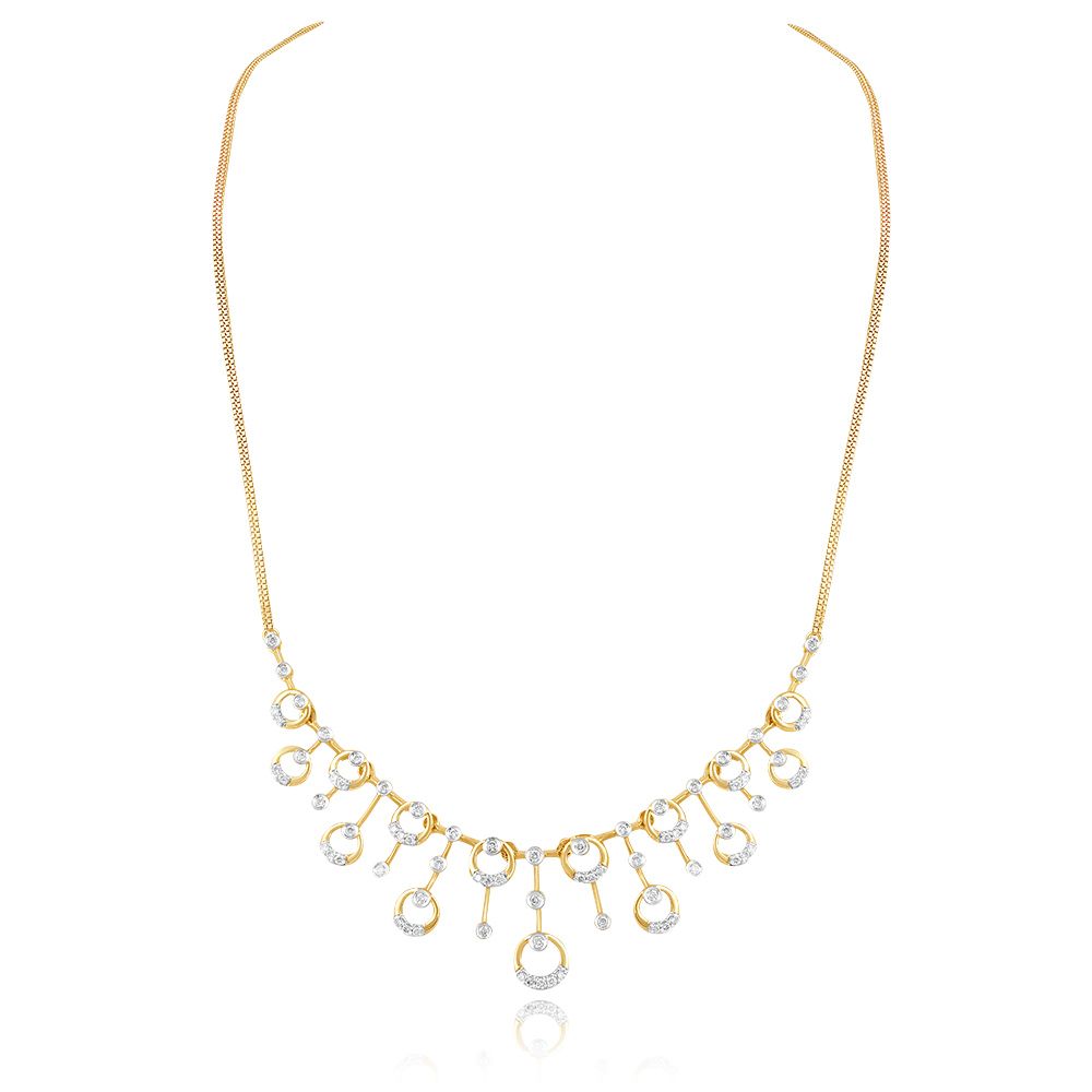 Elegance of Circle Astra Necklace-Necklaces-ASN25A03-D900R1B