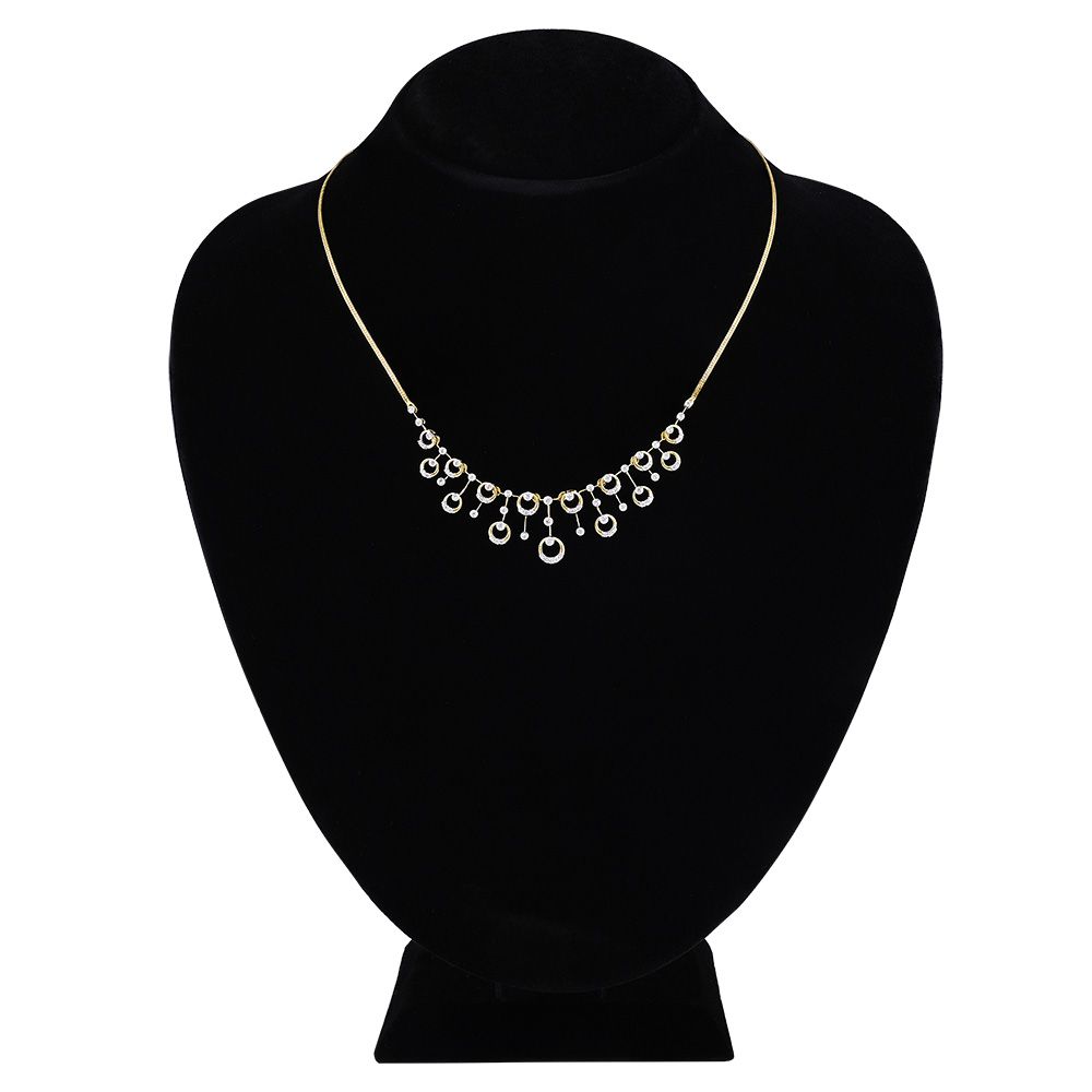 Elegance of Circle Astra Necklace-Necklaces-ASN25A03-D900R1B