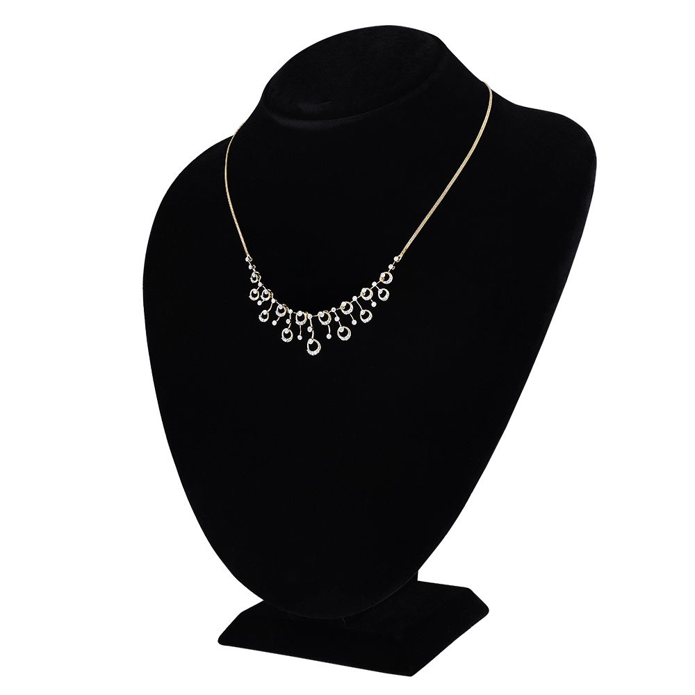 Elegance of Circle Astra Necklace-Necklaces-ASN25A03-D900R1B