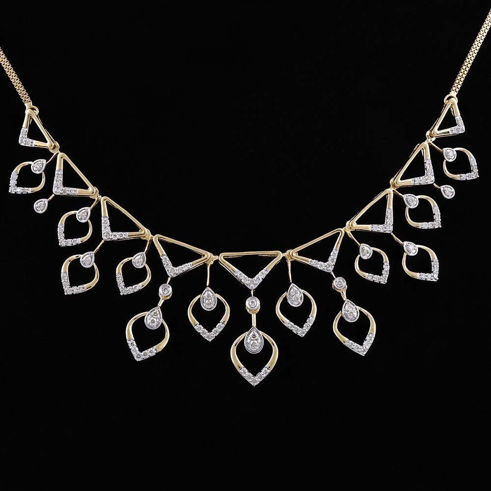 Timeless Astra Diamond Necklace-Necklaces-ASN25A06-D900R1B