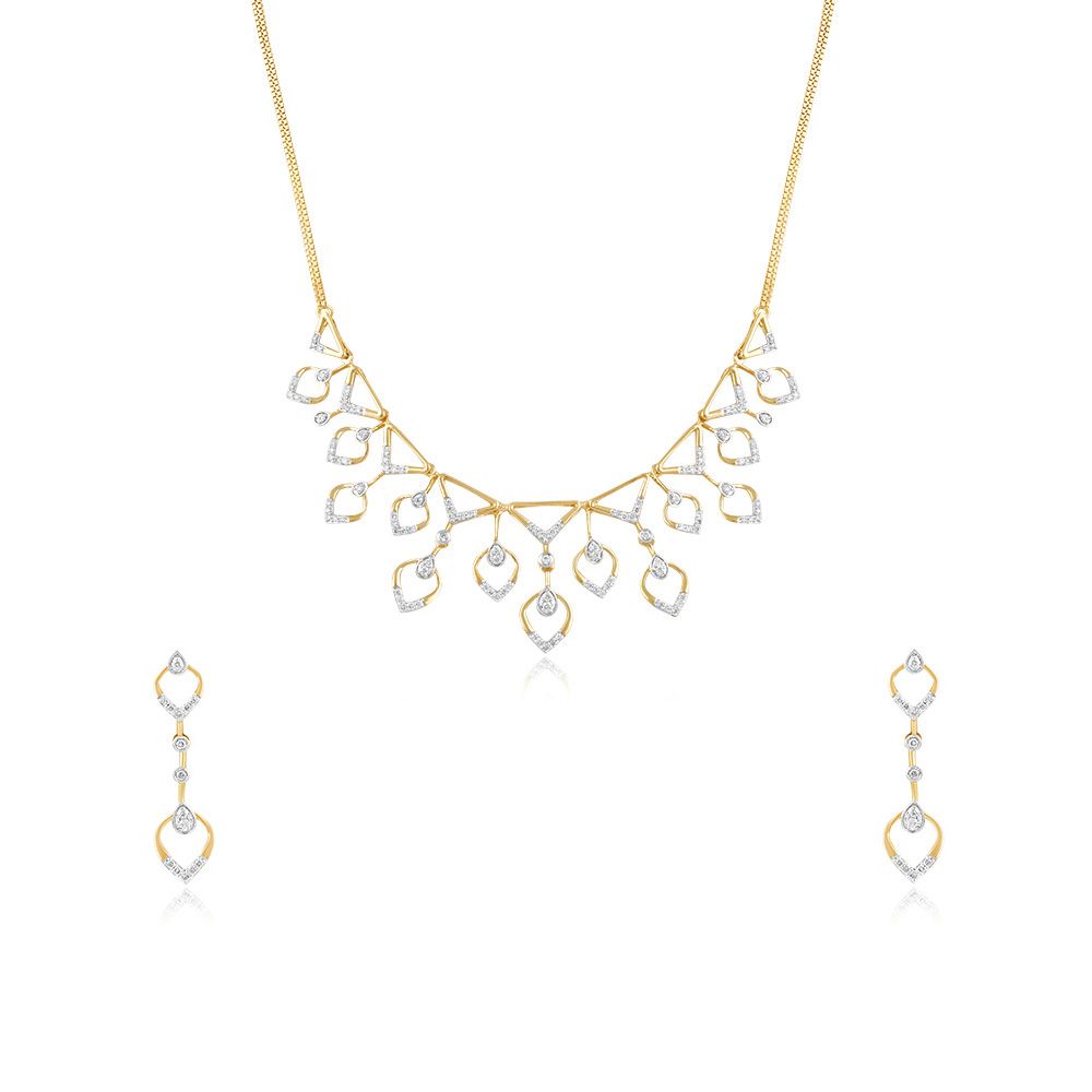 Timeless Astra Diamond Necklace Set-Diamond-ANS25A06-D900R0B