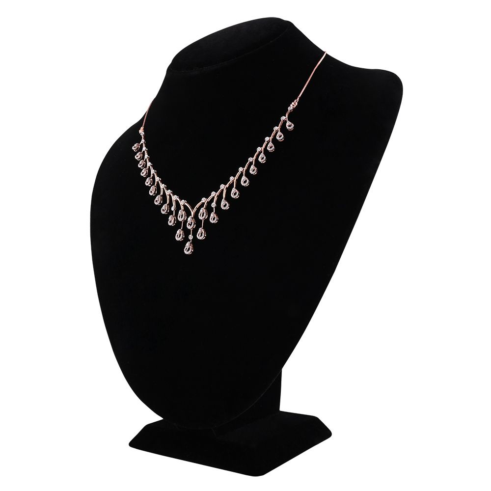 Geometric Elegance Collar Necklace-Necklaces-ASN25A11-D400X1C