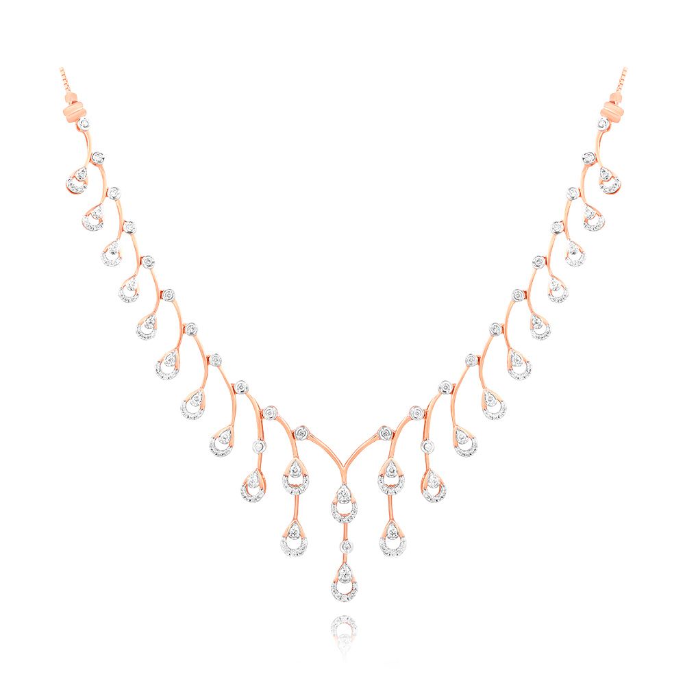 Geometric Elegance Collar Necklace-Necklaces-ASN25A11-D400X1C
