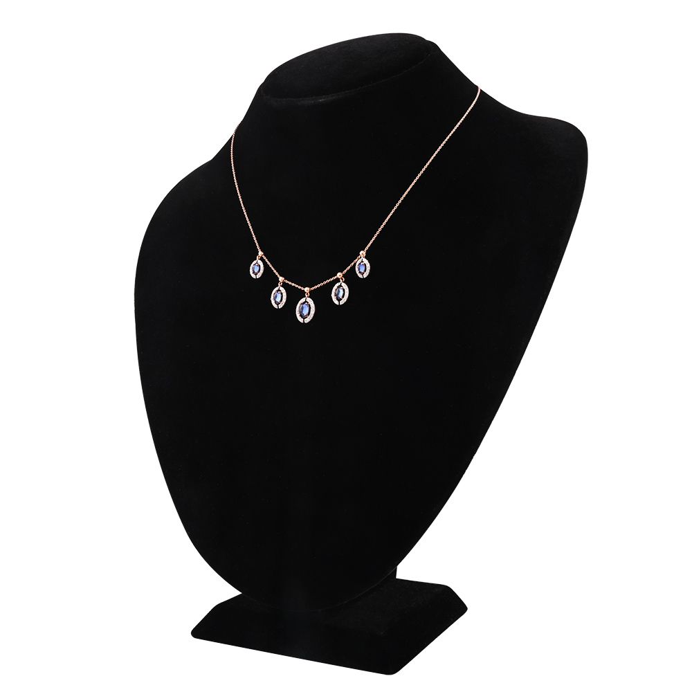 Minimalist Station Diamond Necklace-Necklaces-BNK25C08-D935X0C