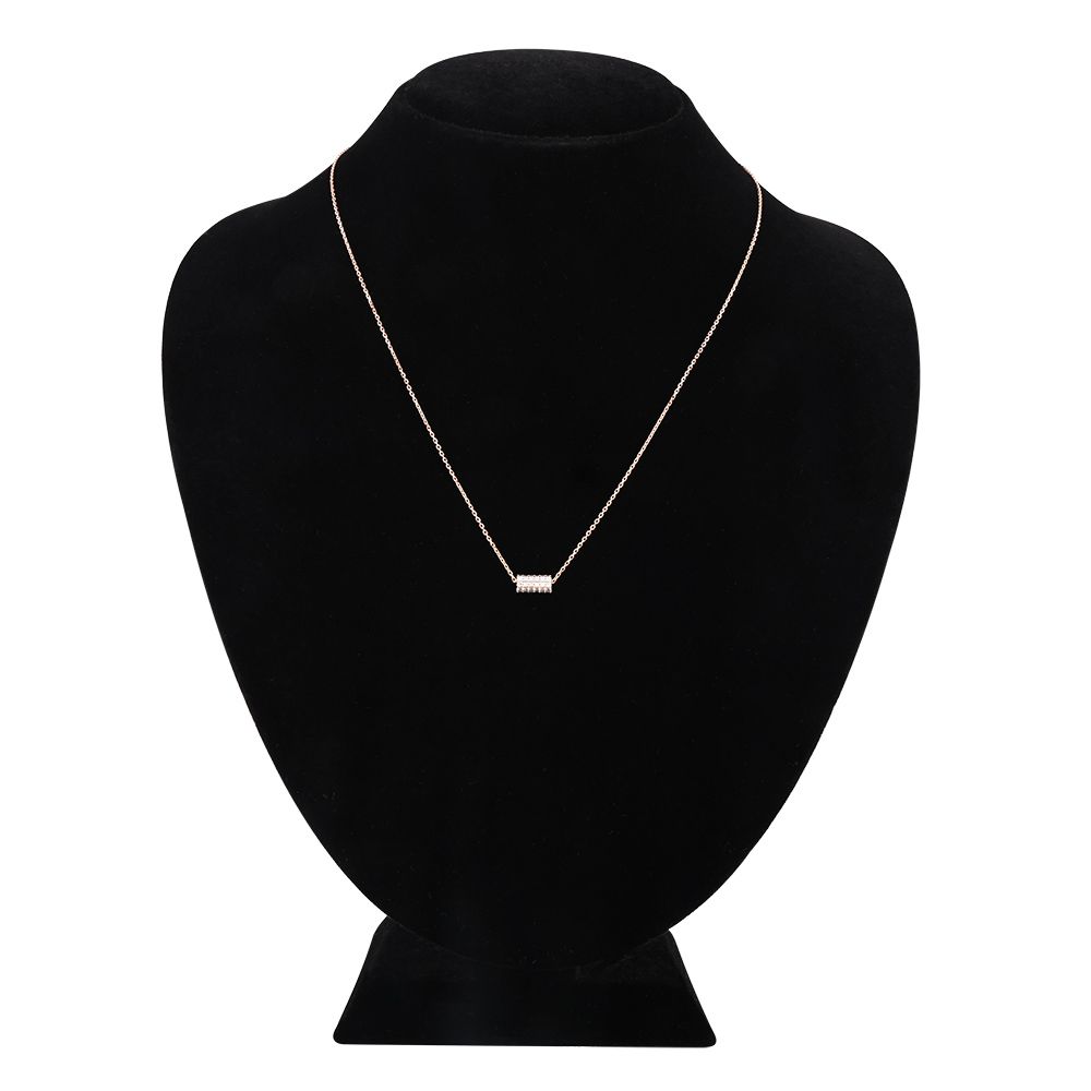 Romantic Rose Gold Chain Necklace-Necklaces-BNK25C12-D400X0C