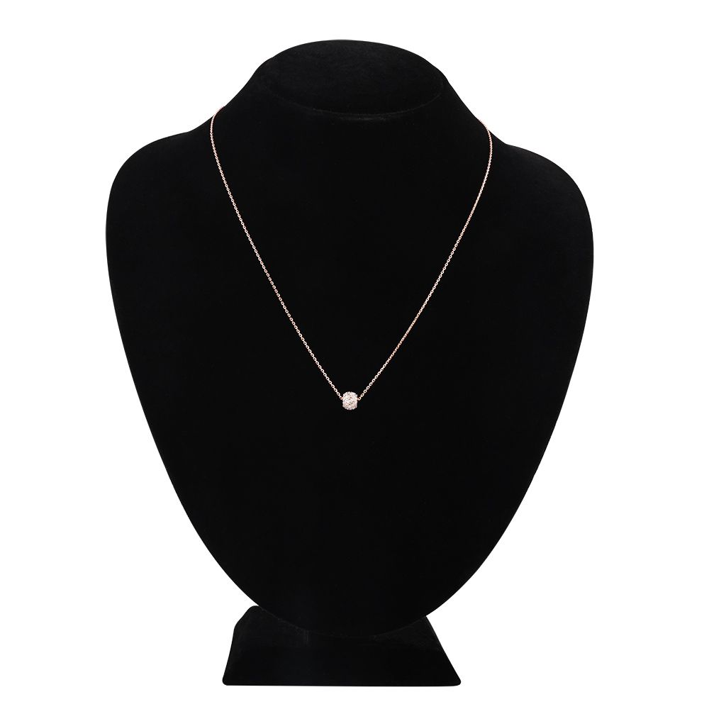Modern Delicate Finish Chain Necklace-Necklaces-BNK25C13-D400X0C