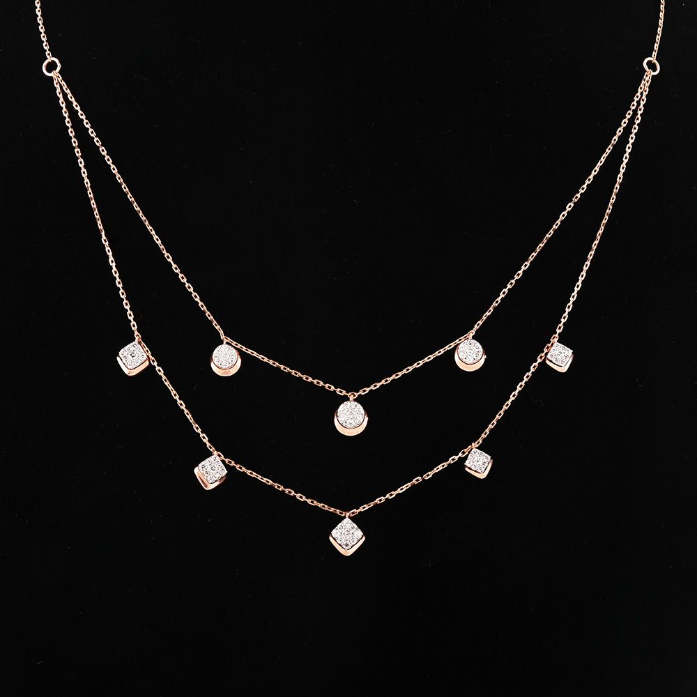 Timeless Finish Elegance Multi-Layer Necklace-Necklaces-BNK26C02-D400X1C