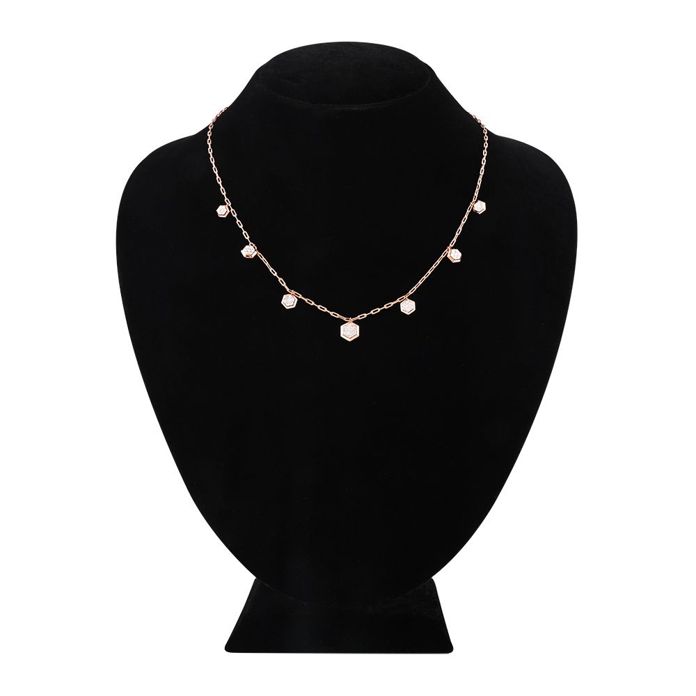 Minimalist Contemporary Rose Station Necklace-Necklaces-BNK26C03-D400X1C