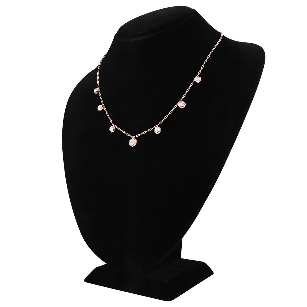 Minimalist Contemporary Rose Station Necklace-Necklaces-BNK26C03-D400X1C