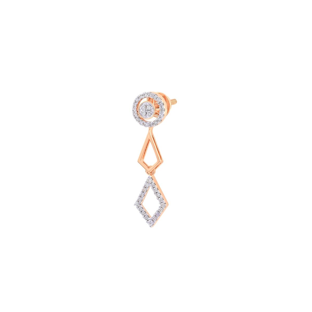 Glamorous Rose Gold and Diamond Necklace Set-All Jewellery-BNS24A12-D900X0C