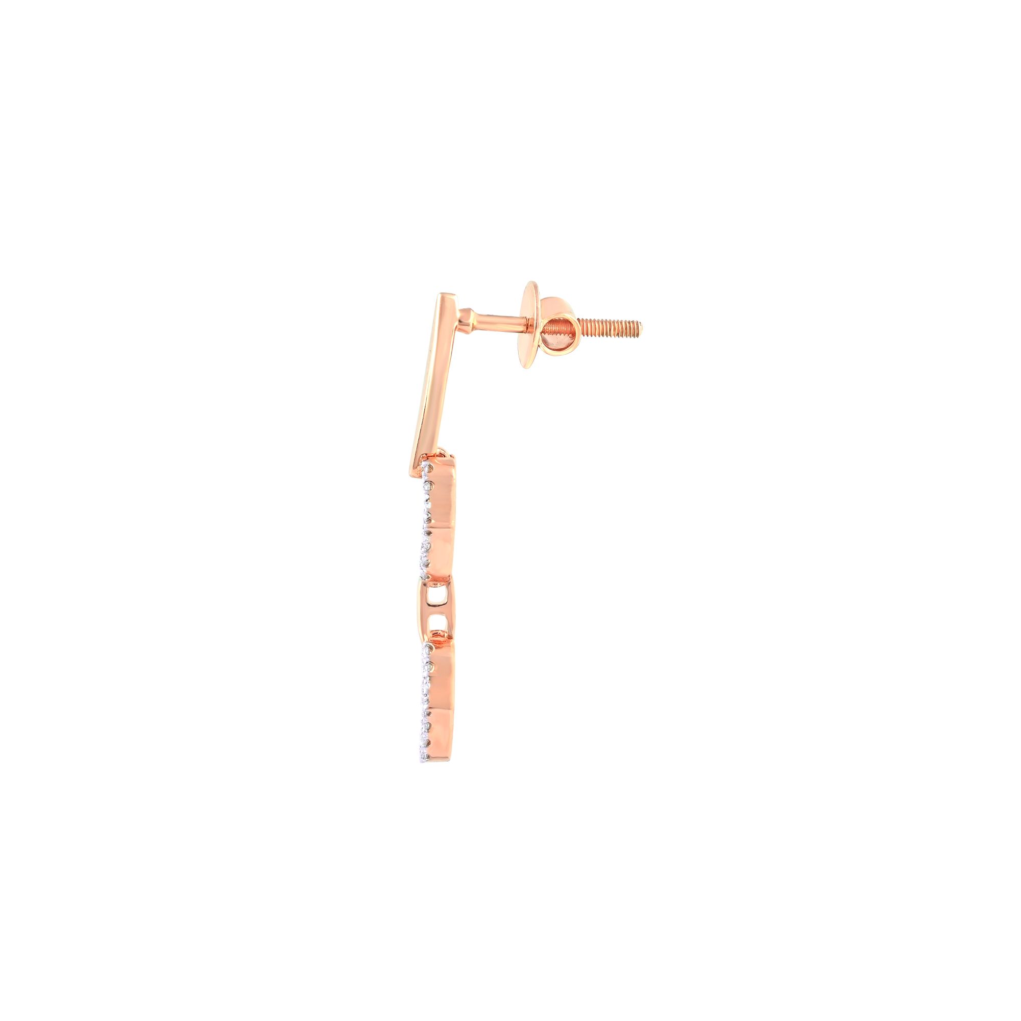 Simple Rose Gold and Diamond Necklace Set-Necklace Sets-BNS24A13-D900X0C