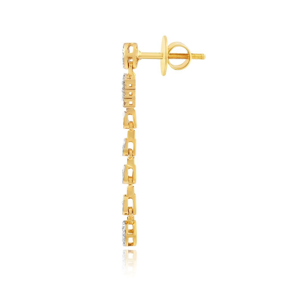 Grace Of Diamonds Drop Earrings-Diamond-BSE25A02-D400R2B
