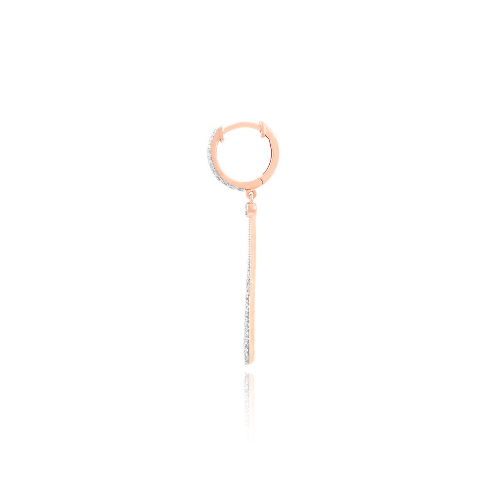 Luminous Casual Diamond Rose Earring-Earrings-BSE25A09-D400X0C