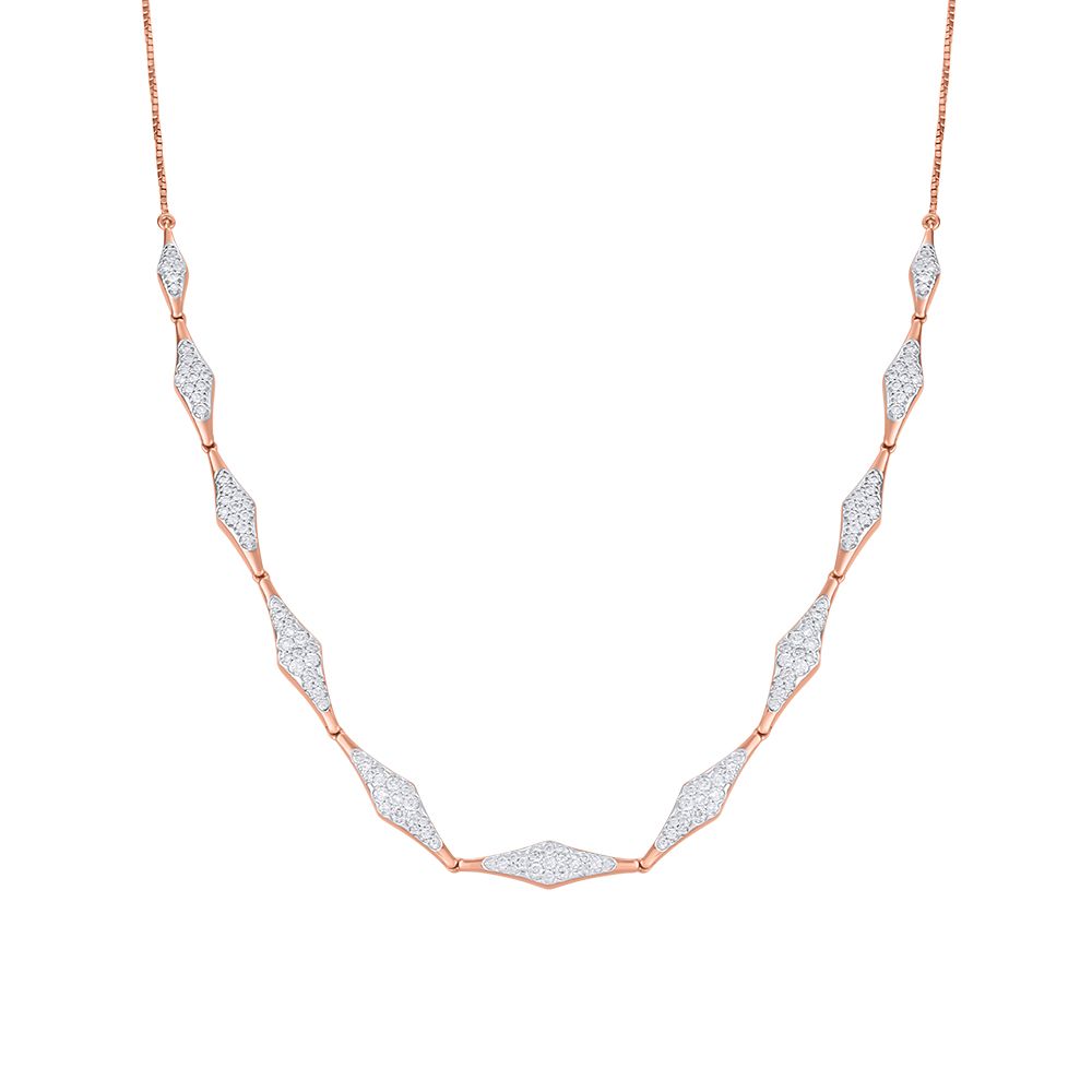 Opulent Grace Diamond Necklace Set-All Jewellery-BNS23001-D400X0B