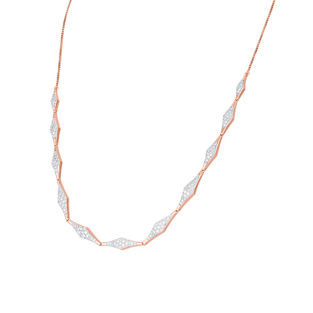 Opulent Grace Diamond Necklace Set-All Jewellery-BNS23001-D400X0B