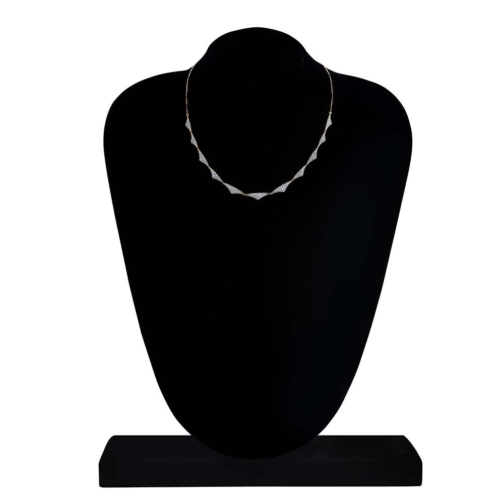 Stunning Delicate Diamond Necklace Set-Diamond-BNS23003-D400X0B