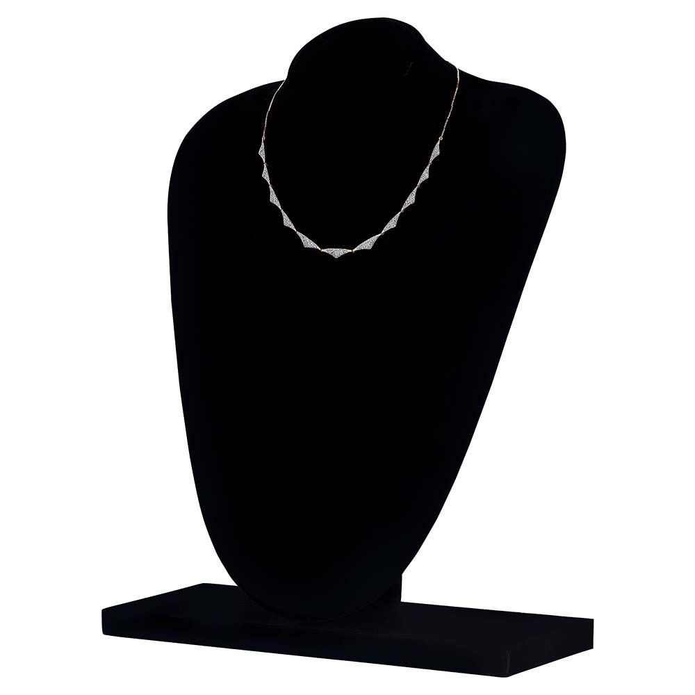 Stunning Delicate Diamond Necklace Set-Diamond-BNS23003-D400X0B