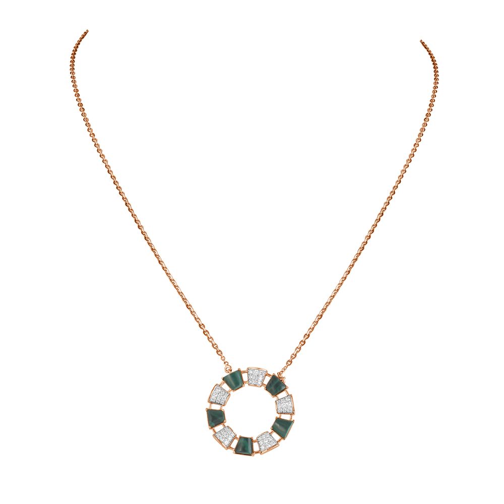Contemporary Green Stone And Diamond Jewellery Set-Diamond-BBX23040-D418X0B