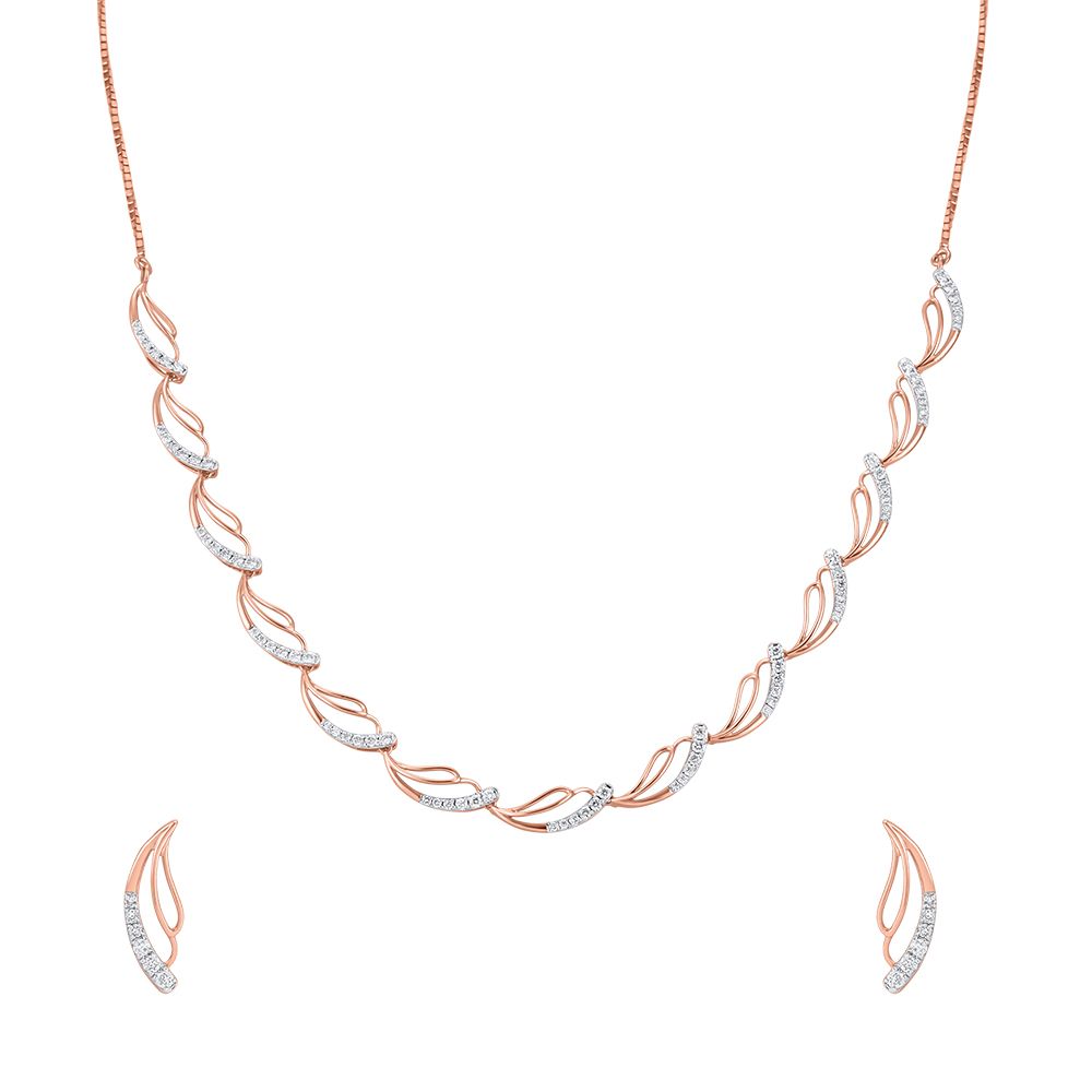 Classic Brilliance Diamond Necklace Set-All Jewellery-BNS23A11-D400X0B