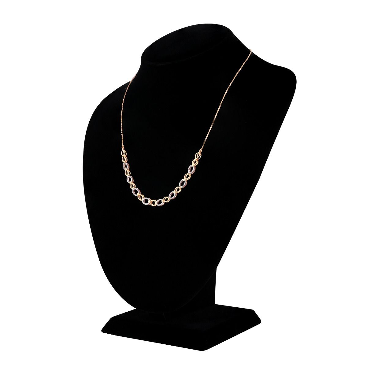 Geometric Design Diamond Necklace Set-All Jewellery-BNS24A09-D900X2C