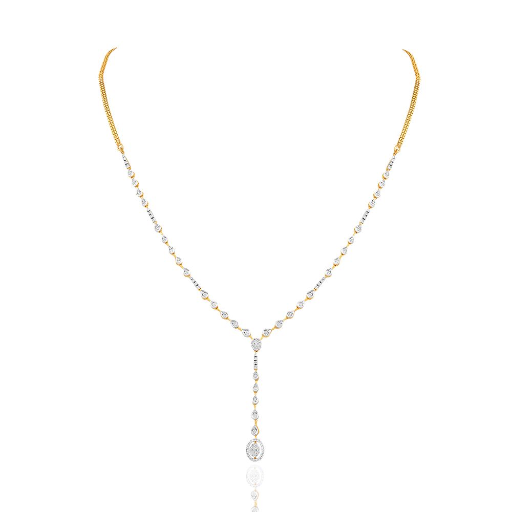 Grace Of Diamonds Lariat Necklace -Diamond-BSN25A02-D400R1B