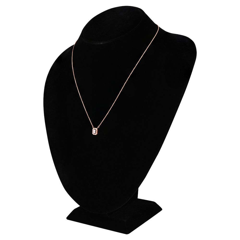 Modern Radiance Diamond Necklace-Necklaces-BSN25A15-D600X1B