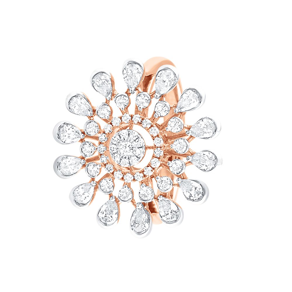 Rosy Serenade Womens Diamond Ring-Rings-CRG24K03