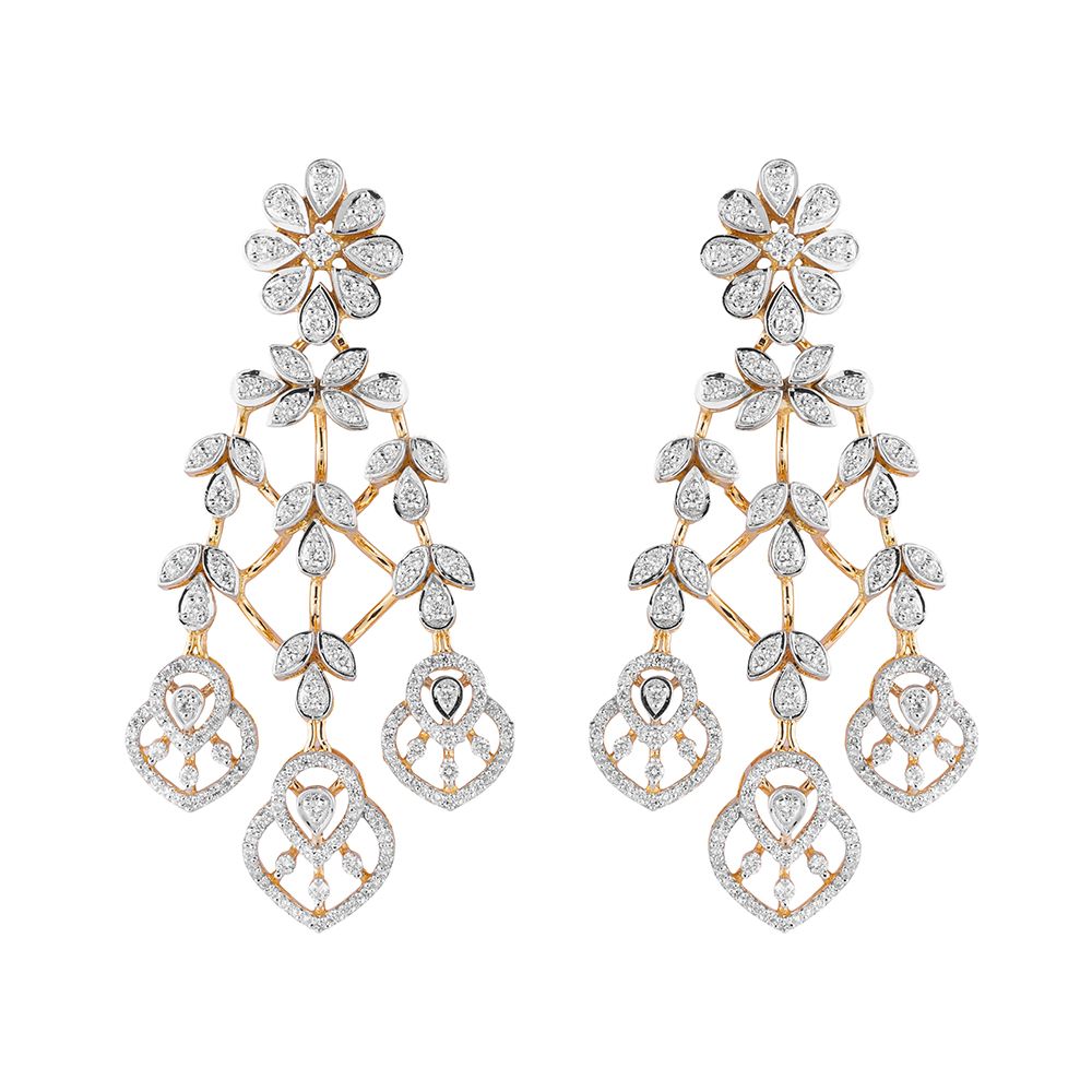 Charismatic Diamond Earrings-Earrings-CSE23A25-D300R0B