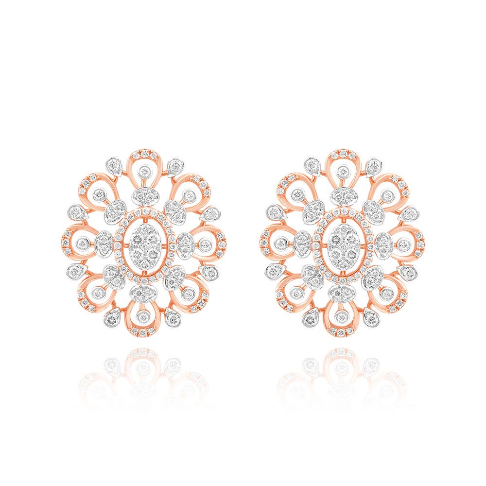 Regal Grace Diamond Necklace Set-All Jewellery-CNS25A57-D400X0B