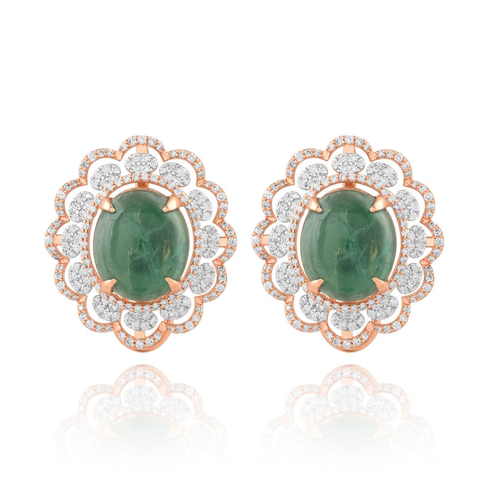 Elegant Bridal Diamond Earrings-Earrings-CSE25A60-D445X4B