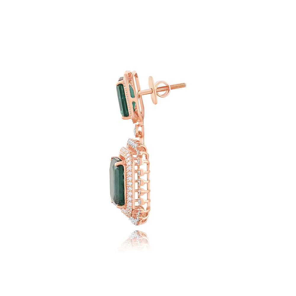 Striking Diamond Bridal Earrings-Earrings-CSE25A66-D445X4B