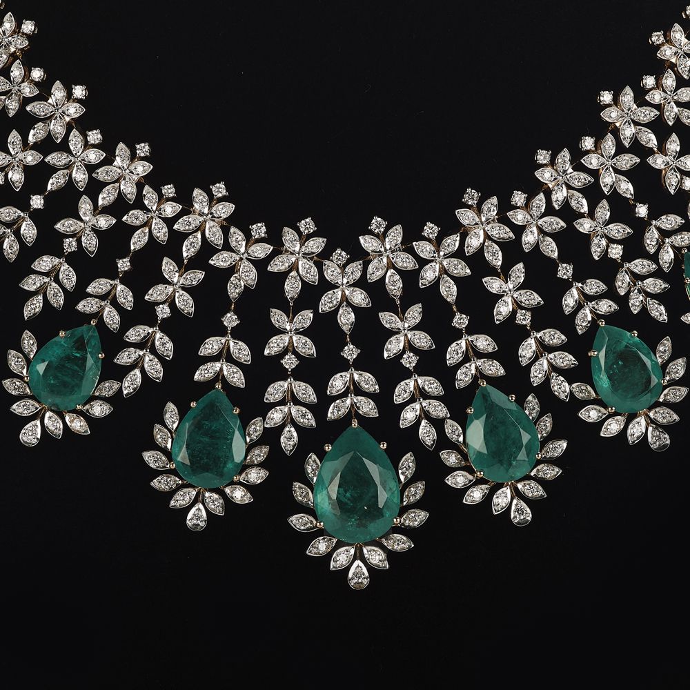 Brilliant Rose Gold and Diamond Necklace-Necklaces-CSN23A30-D326X2B