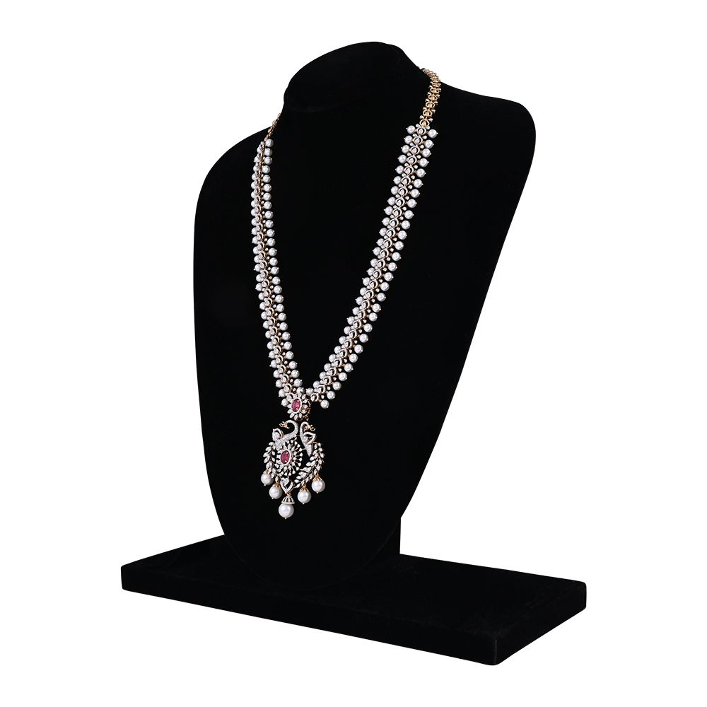 Sophisticated Peacock Diamond Yellow Necklace-Necklaces-CSN24A02-D309R2B