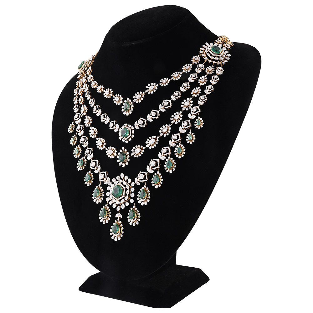Royal Diamond Long Necklace-Necklaces-CSN25A53-DE45R2B