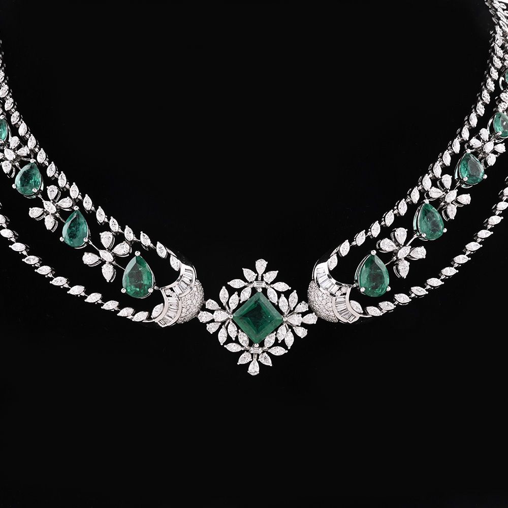Graceful Diamond Bridal Necklace-Shop By Gender-CSN25A73-D342W2C