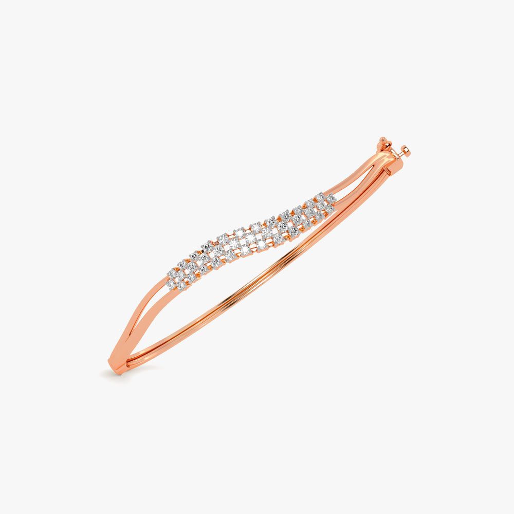Rose Gold Romance Diamond Bracelet-Bracelets-EBF24O16