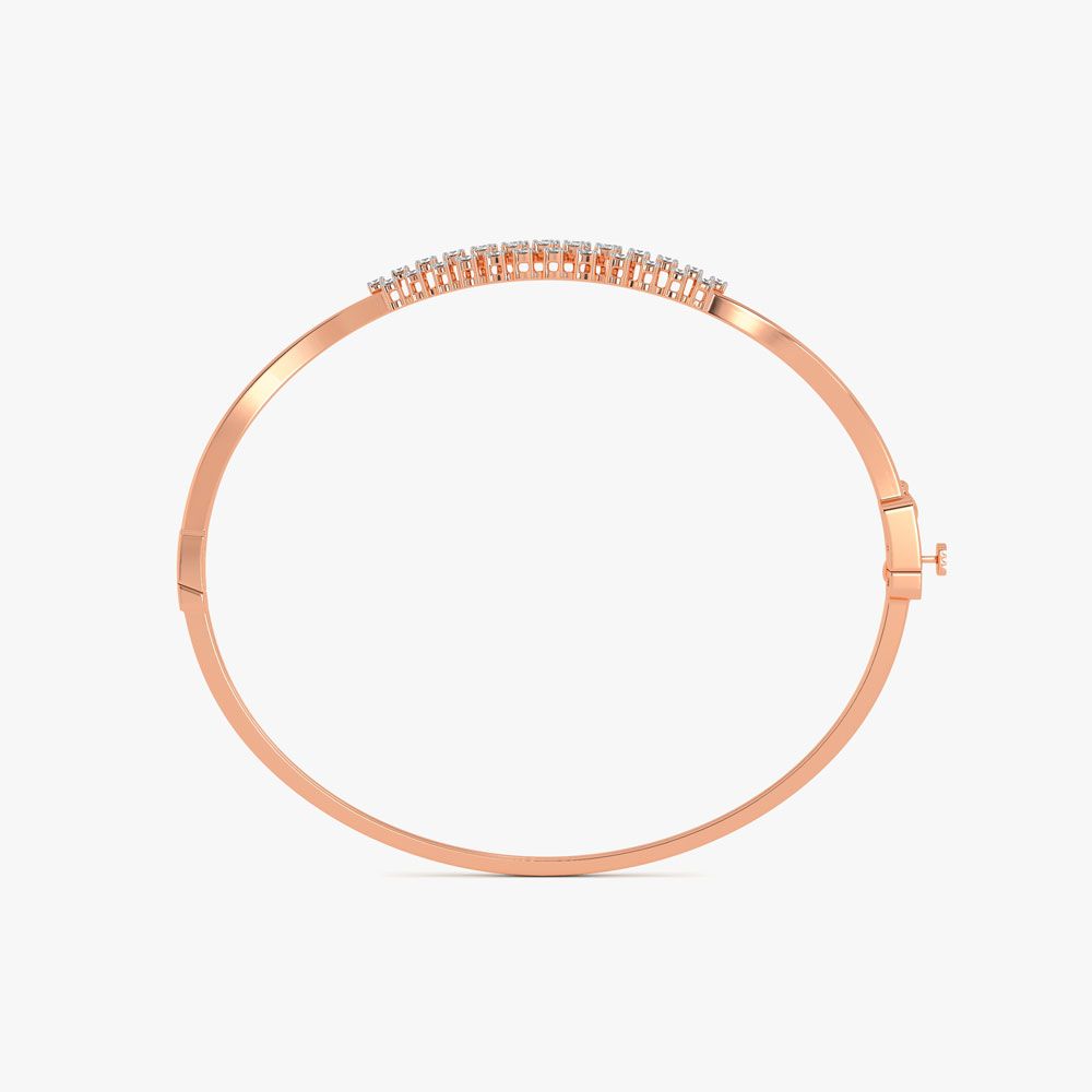 Rose Gold Romance Diamond Bracelet-Bracelets-EBF24O16