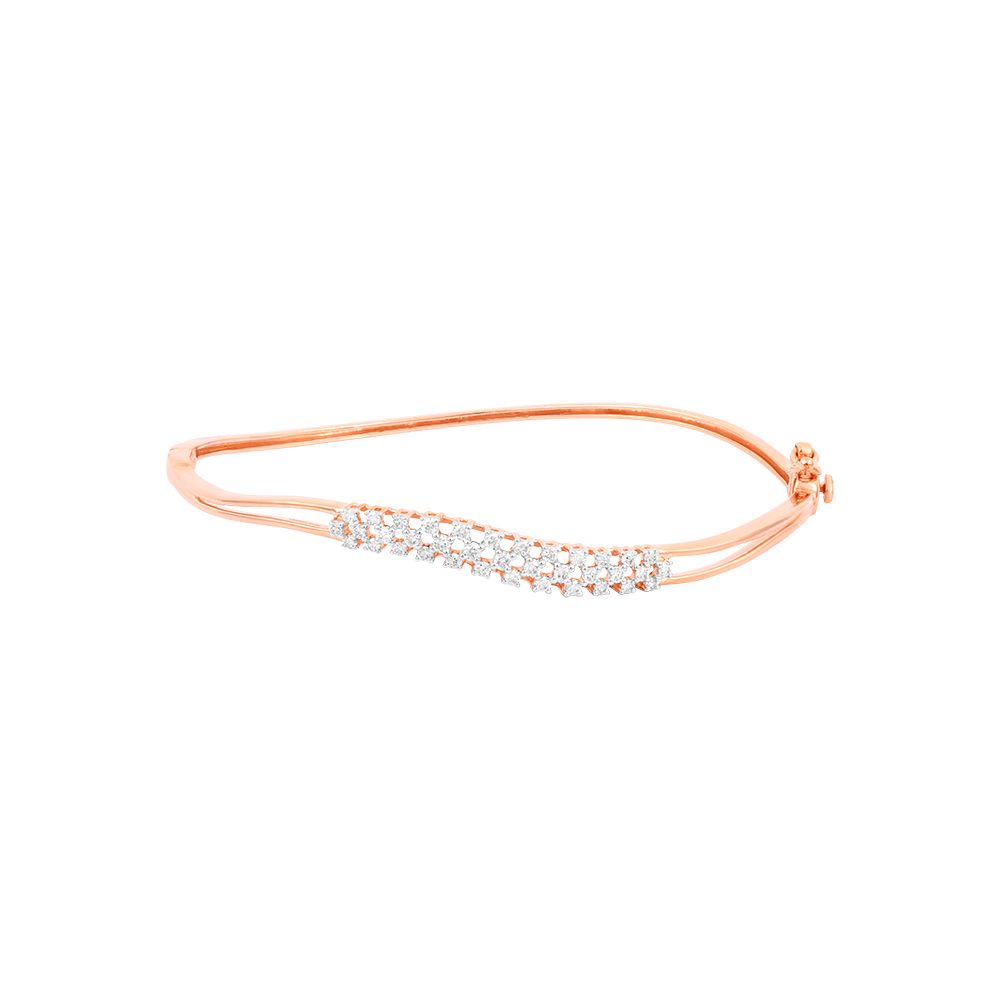 Rose Gold Romance Diamond Bracelet-Bracelets-EBF24O16