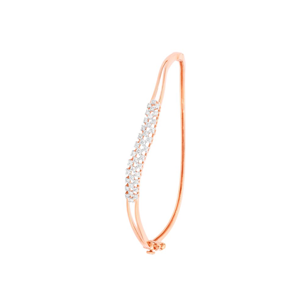 Rose Gold Romance Diamond Bracelet-Bracelets-EBF24O16