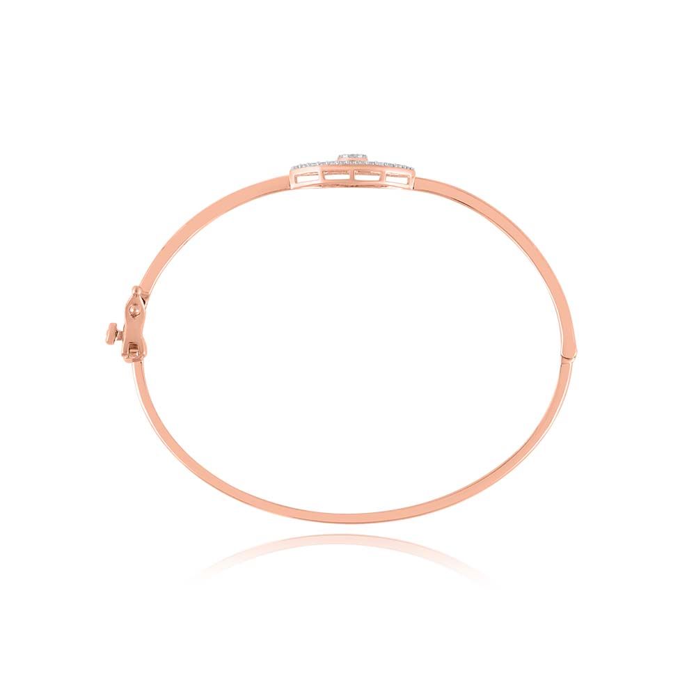 Attractive 18KT Rose Gold Women Bracelet-Bracelets-EBF24O17