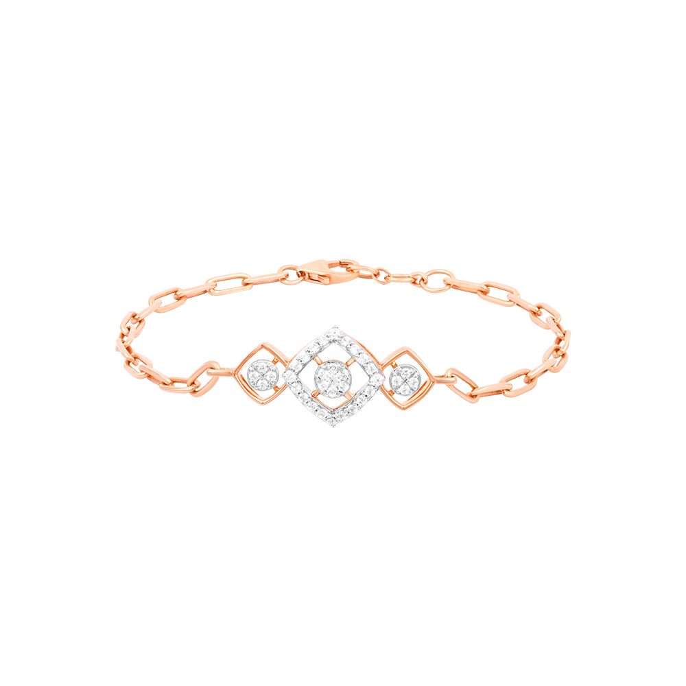 Champagne Sparkle Diamond Bracelet-Bracelets-EBR24S05