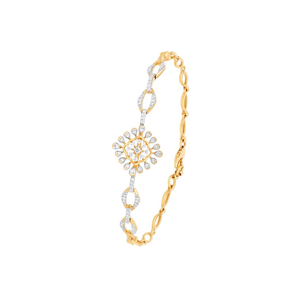 Golden Glow Workwear Diamond Bracelet-All Jewellery-EBR24S08