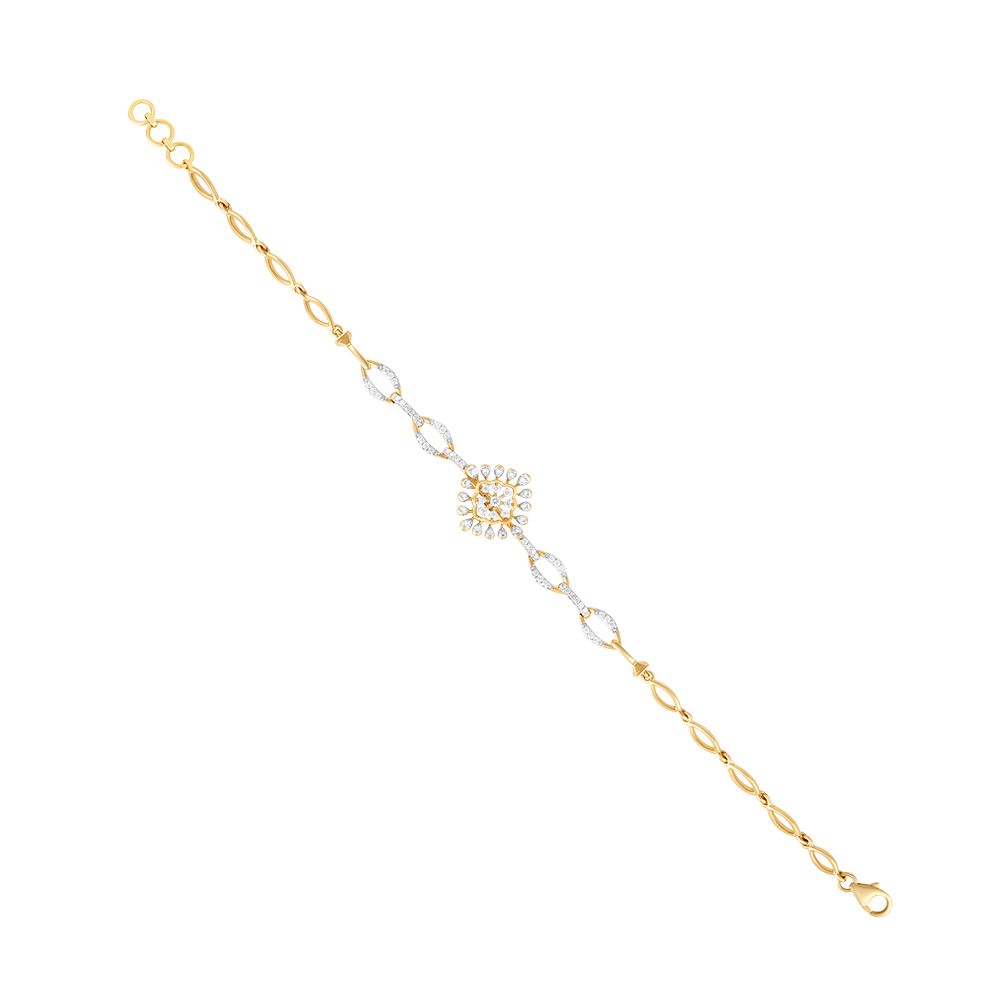 Golden Glow Workwear Diamond Bracelet-All Jewellery-EBR24S08