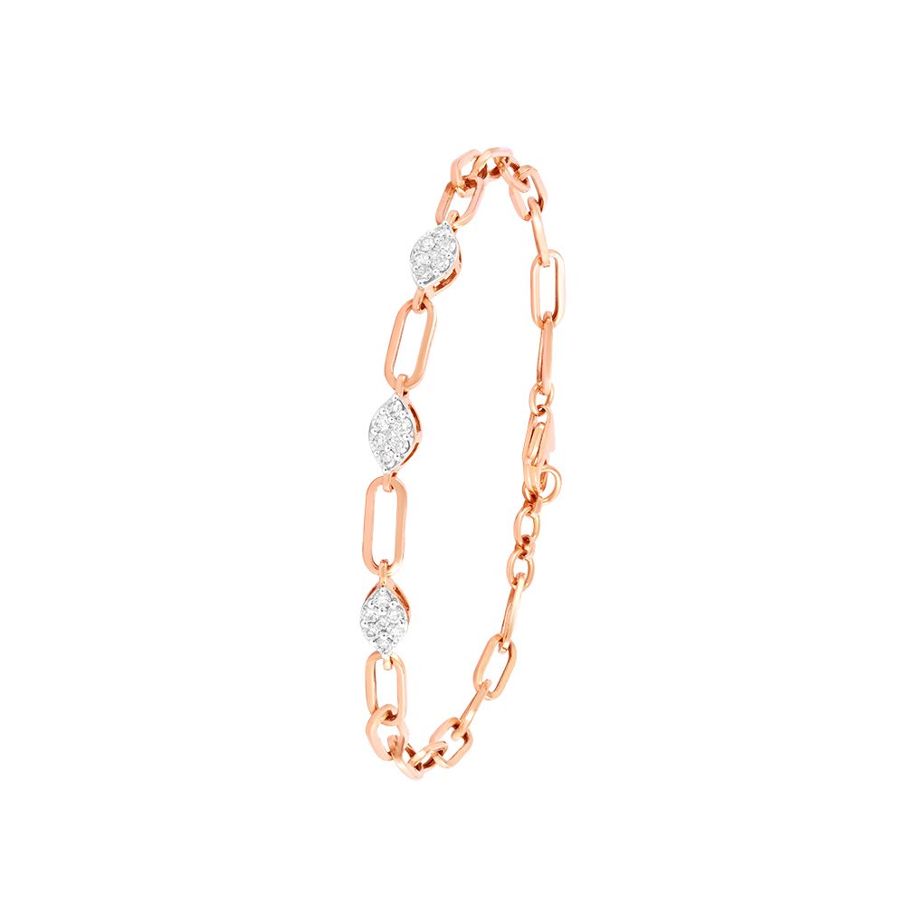 Opulent Paper Clip Bracelet For Women-Bracelets-EBR24S15-D600XAC