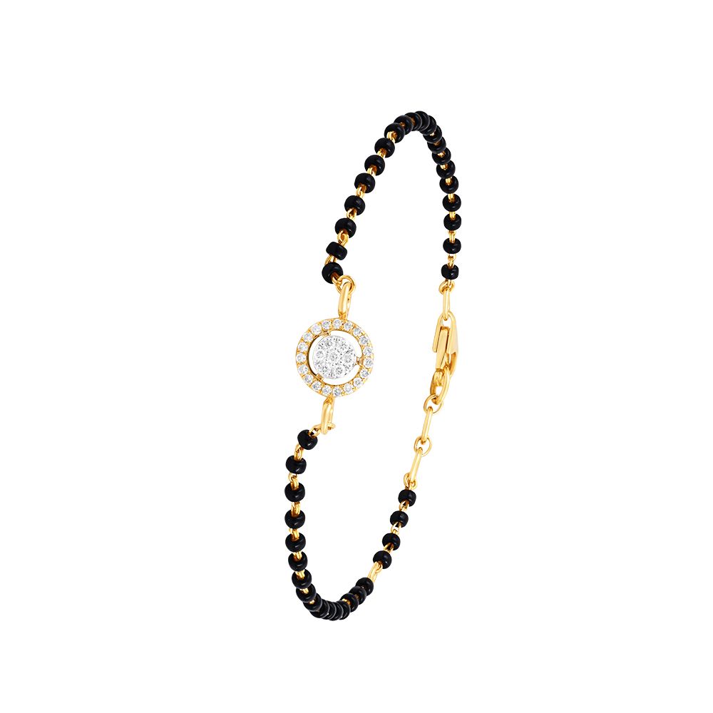 Gilded Harmony Cluster Diamond Bracelet-All Jewellery-EBR24S18