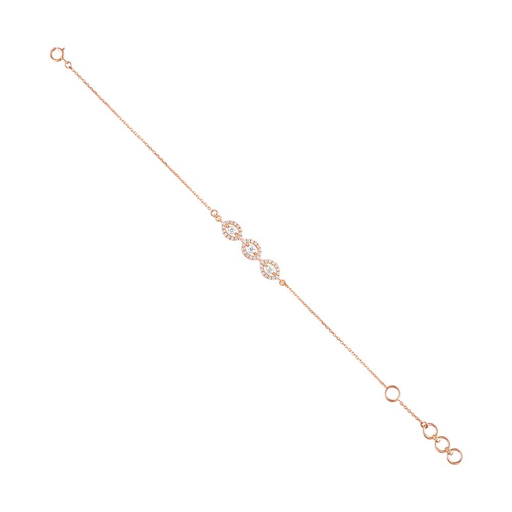 Evil Eye Diamond Chain Bracelet-Bracelets-EBR24S19