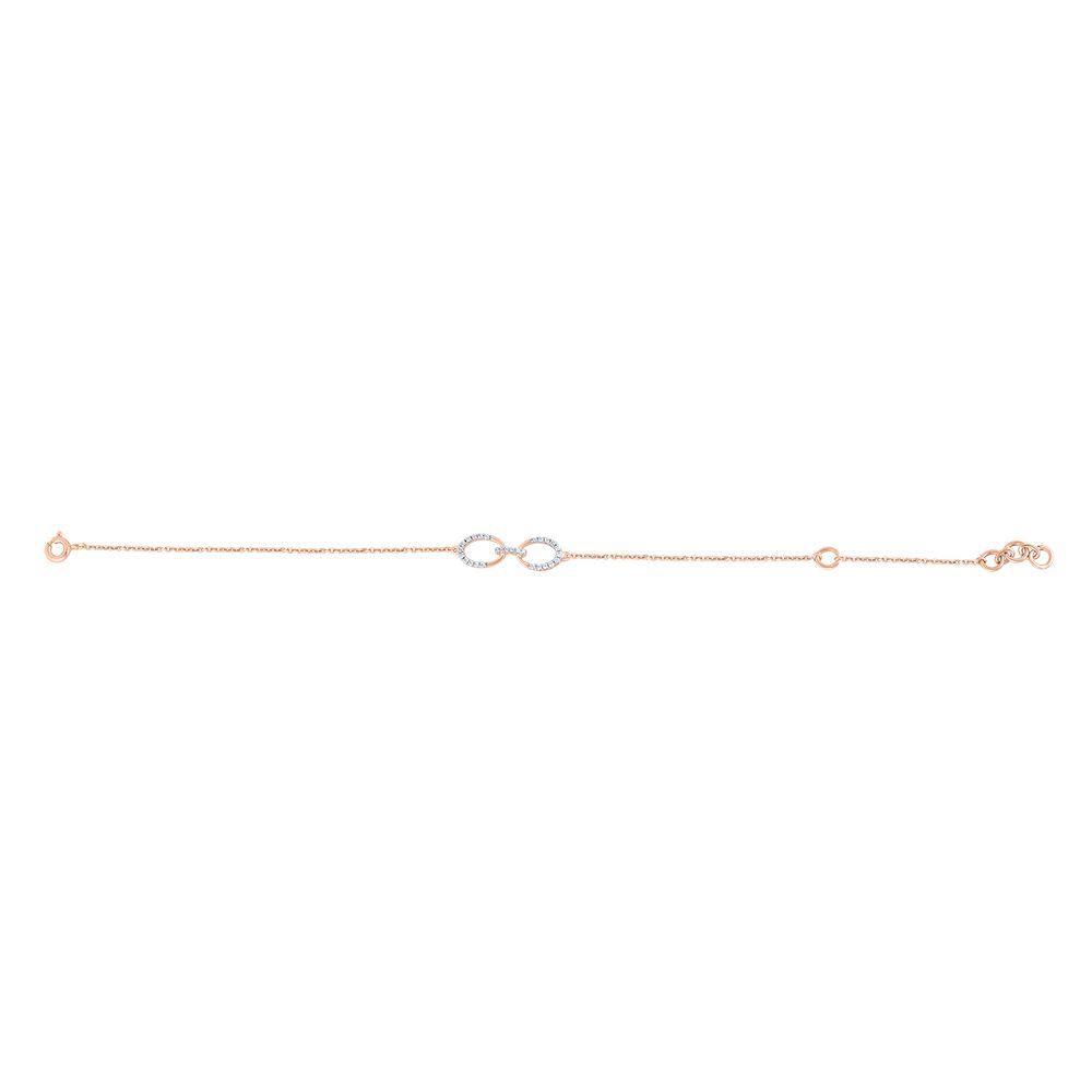 Lovely 18KT Rose Gold Women Bracelet-Bracelets-EBR24S21