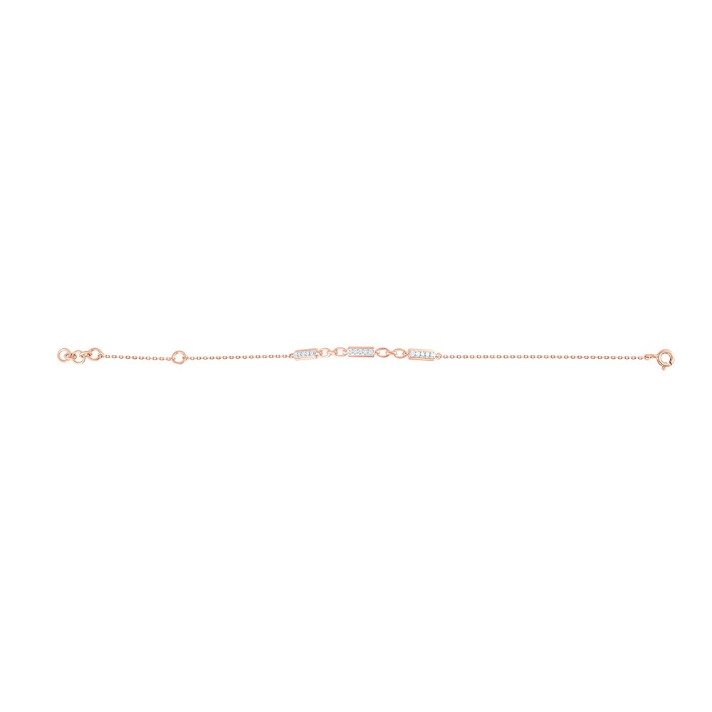 Elegant 18KT Rose Gold Women Bracelet-Bracelets-EBR24S22