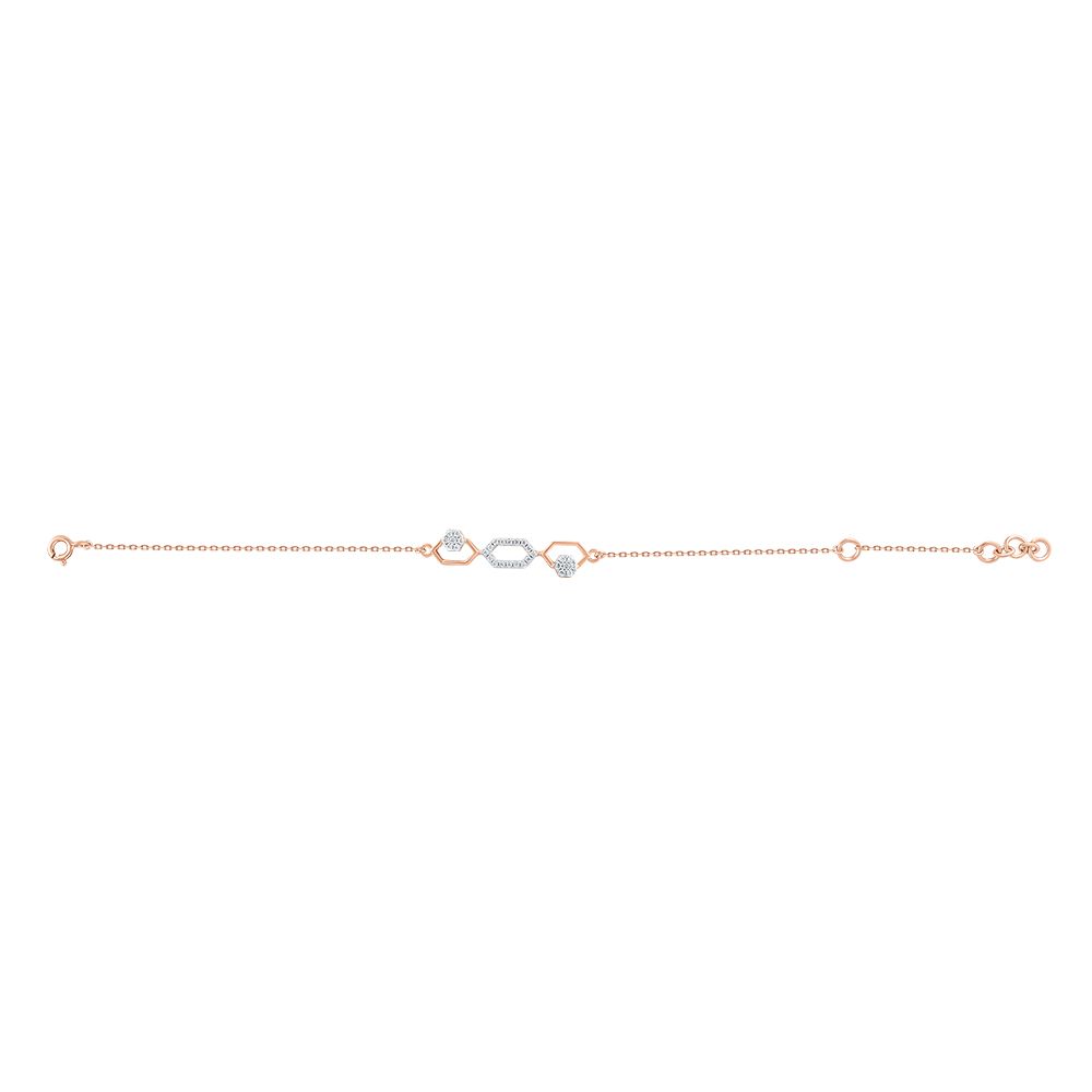 Exquisite 18KT Rose Gold Women Bracelet-Bracelets-EBR24S24